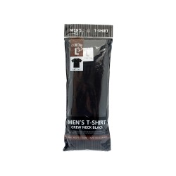 Men's T-Shirt Crew Neck Black L